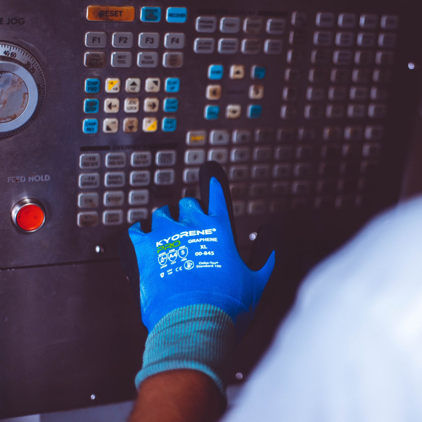 00-845 Kyorene® Pro Work Gloves – Liquid-Resistant, ANSI A4 Cut Protection, Full Nitrile Coated