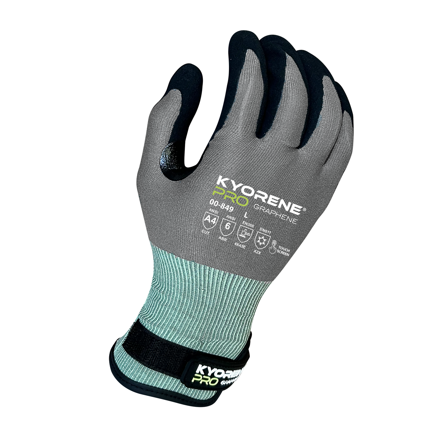 00-849 Kyorene® Pro Winter Gloves – Thermal Lined, ANSI A4 Cut Resistance, Cold Storage